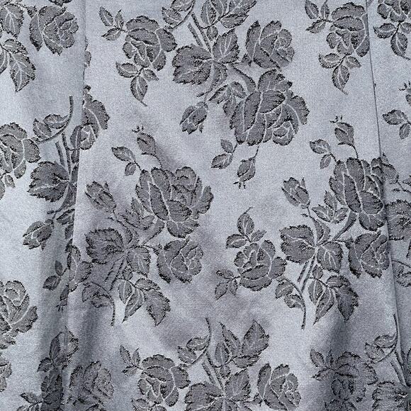 Vtg 90s Y2k Floral Lace Up Back Formal Dress Whimsigoth Romantic Goth Hoco M 7 - Picture 5 of 8